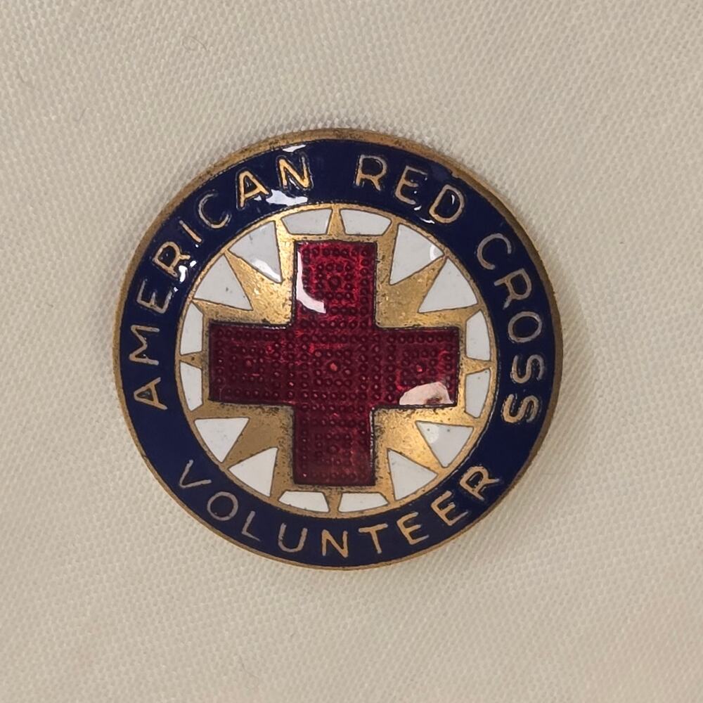 Vintage WWII  American Red Cross Volunteer Pin